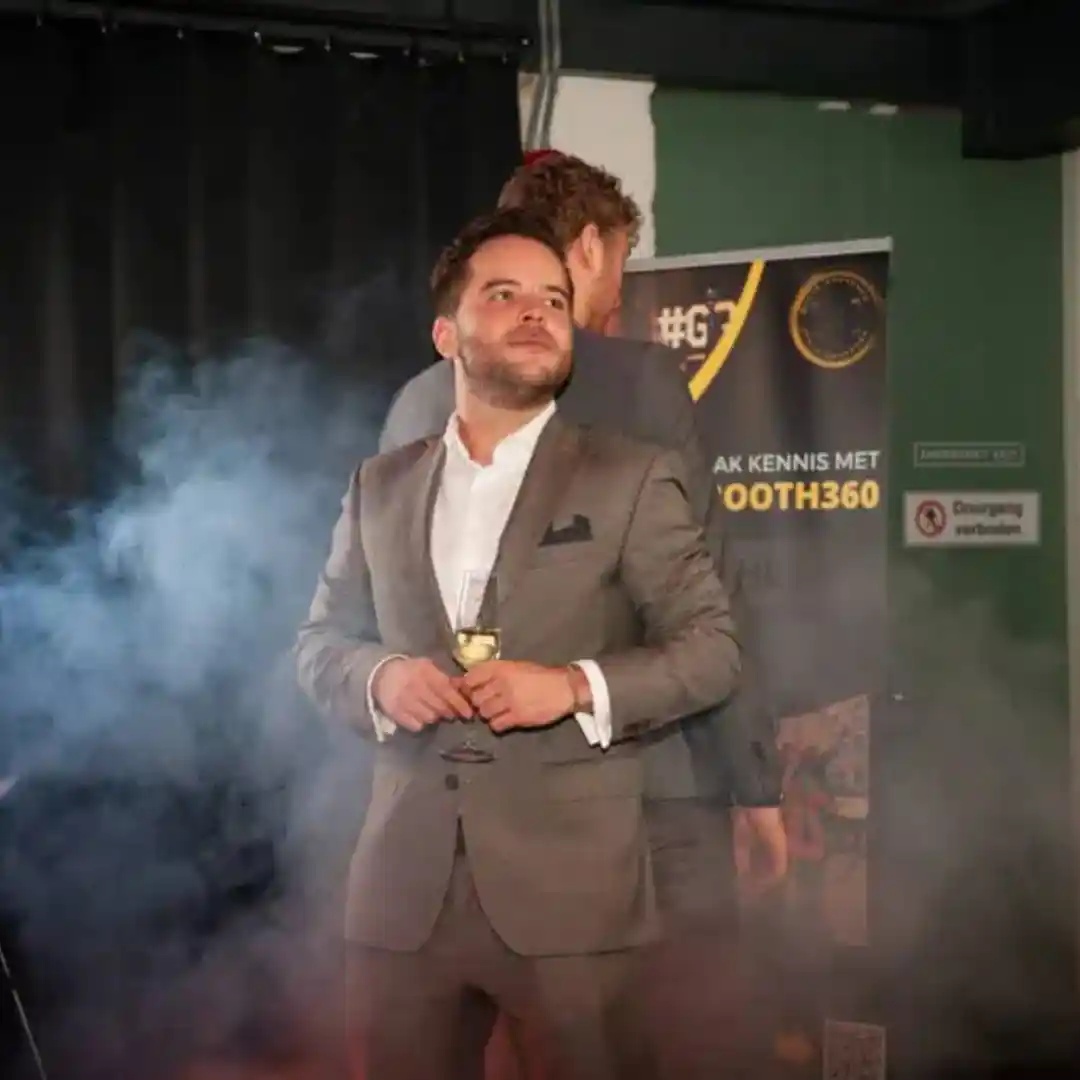 360 photobooth in gebruik